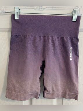 Gymshark Purple Ombre High-Rise Seamless Shorts